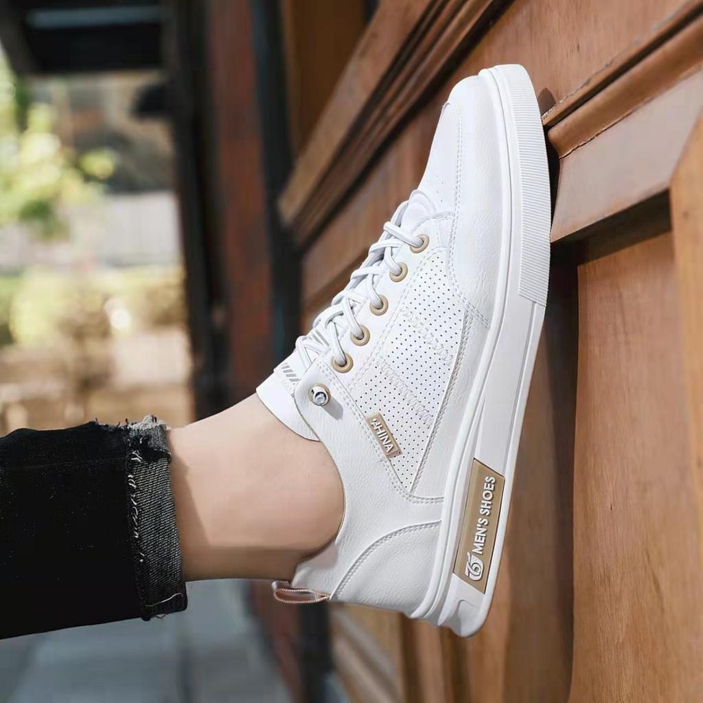 Модные молодежные универсальные кроссовки для сноуборда, трендовые мужские туфли, дышащие перфорированные туфли на одну ногу со стременем на плоской подошве белого цвета