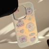 Gilded Cartoon Dessert Puppy Suitable for Iphone15 Mobile Phone Case 16Promax Electroplating Laser Hard Creativity