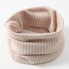 Unisex Knitted Fancy Yarn Snood – Thick Warm Winter Neck Warmer & Pullover Scarf