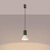 Estria 1 Beige/Olive Green Hanging Lamp