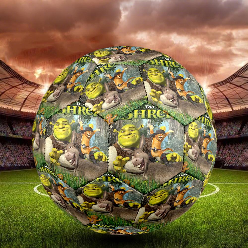 Shrek Theme Size 5 Soccer Ball, Suitable for Both Indoor and Outdoor Matches, a Gift Suitable for Everyone.
