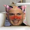 Stylish Ppitbuller Cushion Cover Soft  EasyWash Pillow Case  Versatile for Couch Bed Travel and Office