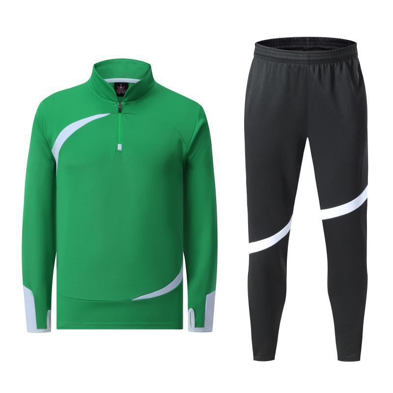 Men Women Quick-Dry Long Sleeve Sports Set Running Gym Soccer Basketball Training Fall