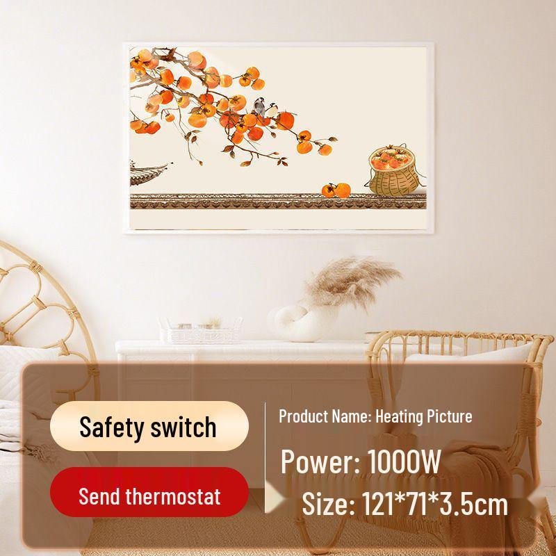 Графеновый Углеродный Кристаллический Настенный Электрический Обогреватель: Энергосберегающий радиатор в стиле фрески