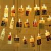LED Fairy Lights Photo Clip String Lights USB/AA Battery Powered String Lights Bedroom Christmas Party Wedding Decoration