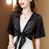 WTEMPO Женские повседневные однотонные кружевные солнцезащитные шали пальто весна-лето повседневные универсальные тонкие дышащие кардиганы