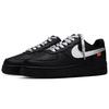 Nike Nike Air Force 1 Пейсли Устойчивые к истиранию Низкие Кеды для скейтбординга Унисекс Черный Белый CW2288-001(Команда1291-)
