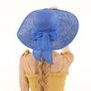 Модная женская летняя солнцезащитная шляпа и пляжная шляпа с защитой от солнца, соломенная шляпа с большими полями, устойчивая к ультрафиолетовому излучению пляжная шляпа для отдыха и путешествий