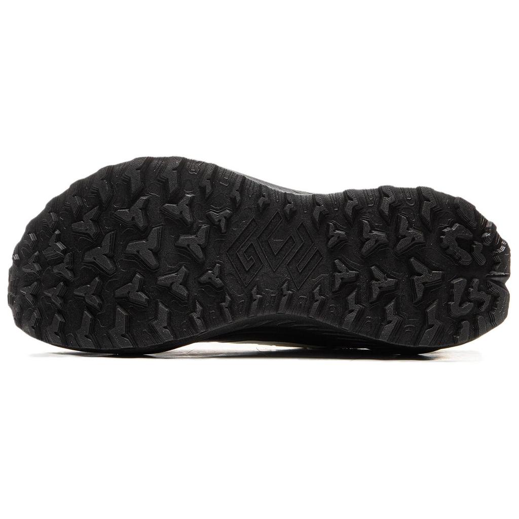Li Ning De Lu Textile, TPU Низкие кроссовки для трейлраннинга Мужские Белый Черный ARNV009-15