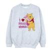Womens/Ladies Winnie The Pooh Mum Best Hugs Sweatshirt
