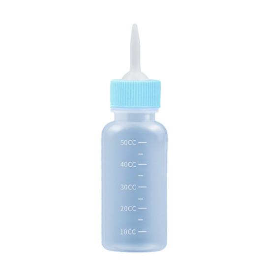 Milk Bottle Clear Scale Soft Nipple Silicone Pet Feeding Bottle for Kitten Puppy