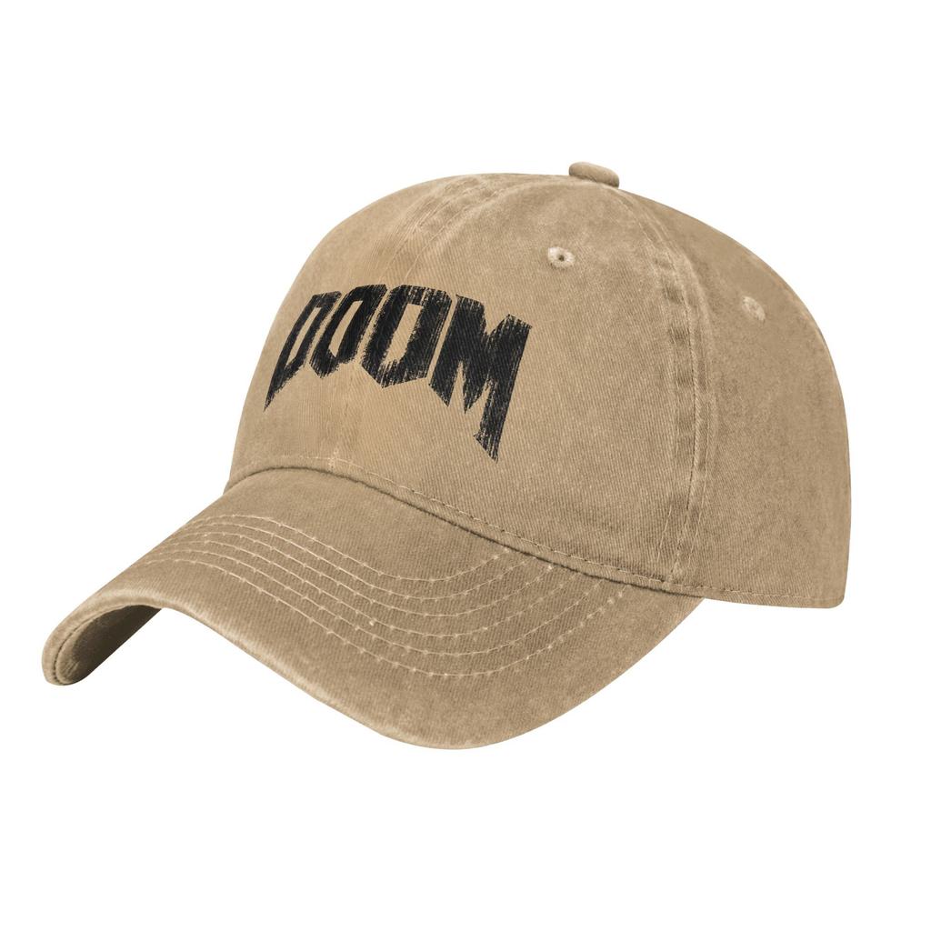 Doom Grunge.png Мужские Женские Бейсболки Потертые Джинсовые Кепки Шляпа Классическая Уличная Для Бега Гольфа Неструктурированная Мягкая Кепка Снэпбэк