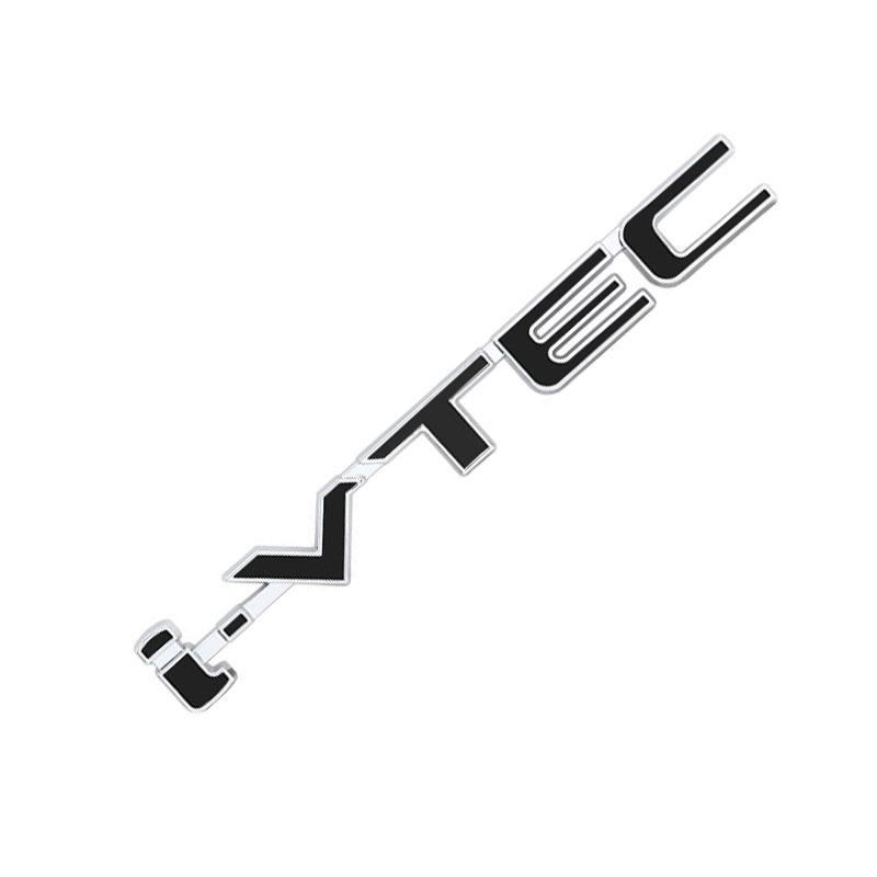 Ivtec i-vtec letter badge car stickers for honda 10th generation new CIVIC Accord car logo modification rear trunk metal labels GI7