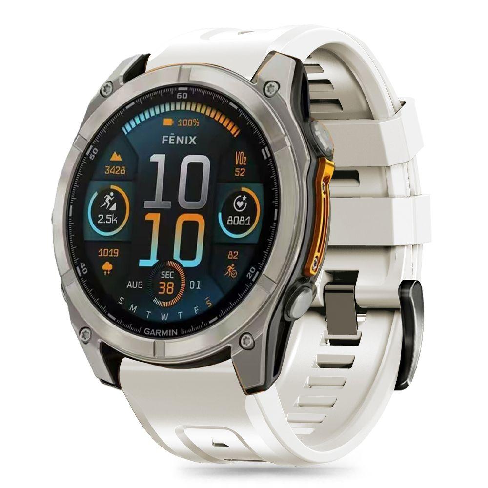 Tech-Protect Силиконовый ремешок для Garmin Fenix 5S / 5S Plus / 6S / 6S Pro / 7S / 8 (43 мм) Титан