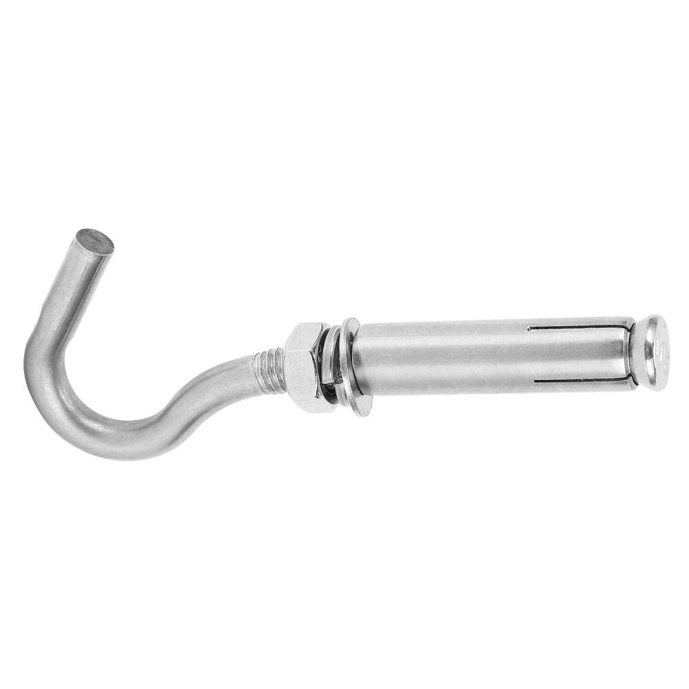 10pcs Heavy Duty Mounting Expansion Hooks Open Cup Hook Heavy Duty Bolts Expansion Bolts  For Brick