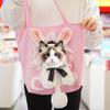 Cartoon-shaped Cat Transport Handbag, Foldable Portable Backpack, Cute Animal-shaped Pet Canvas Shoulder Bag, Suitable for Small Dogs and Cats
