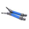 CVD Steel Rear Drive Shaft Assembly for Traxxas Slash Rustler Vxl 4x4 4wd 1/10 RC CarBlue