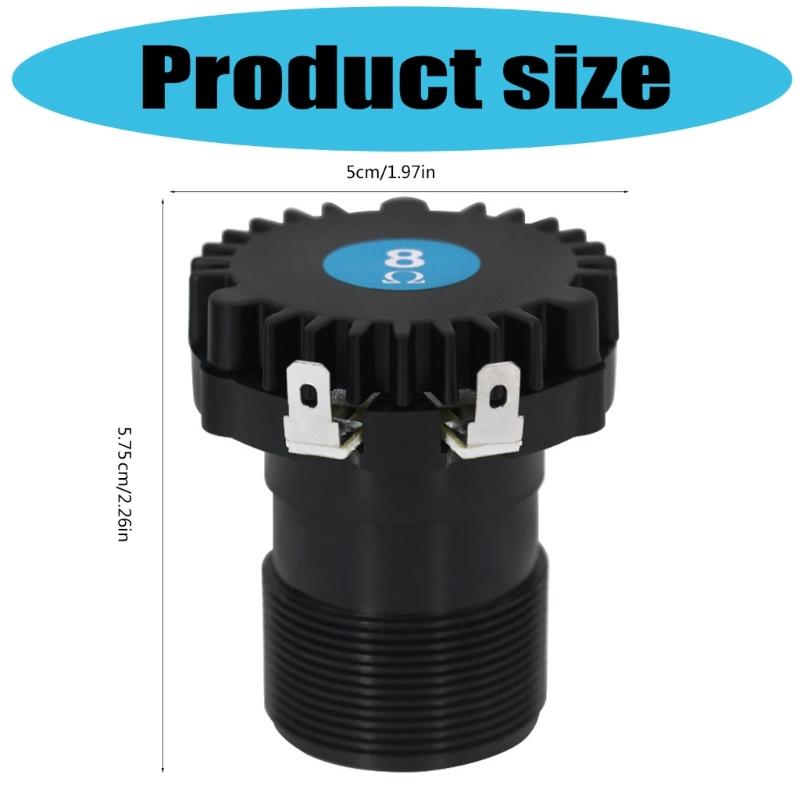 25W 8Ohm Neodymium Magnet Tweeter Diaphragm Loudspeaker Speaker Magnetic Loudspeaker Replacement for Stage Sound