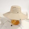 Large brim new bucket hat women climbing sun shade sun protection hat outdoor camping hat hiking mountain climbing men summer