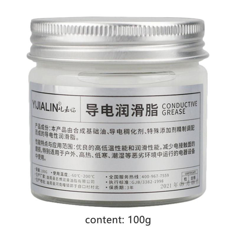 Electric Contact Grease 100g Conductive Paste Electricity Compound Grease Car Supplies For Low Resistance Value Power Switches