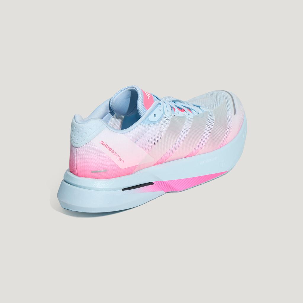 Adidas Adizero Boston 13 Running Shoes Unisex Snow Crystal Blue/White 