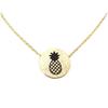 [Q6131] - Handmade Gold 'Pineapple' Necklace - 12 Mm