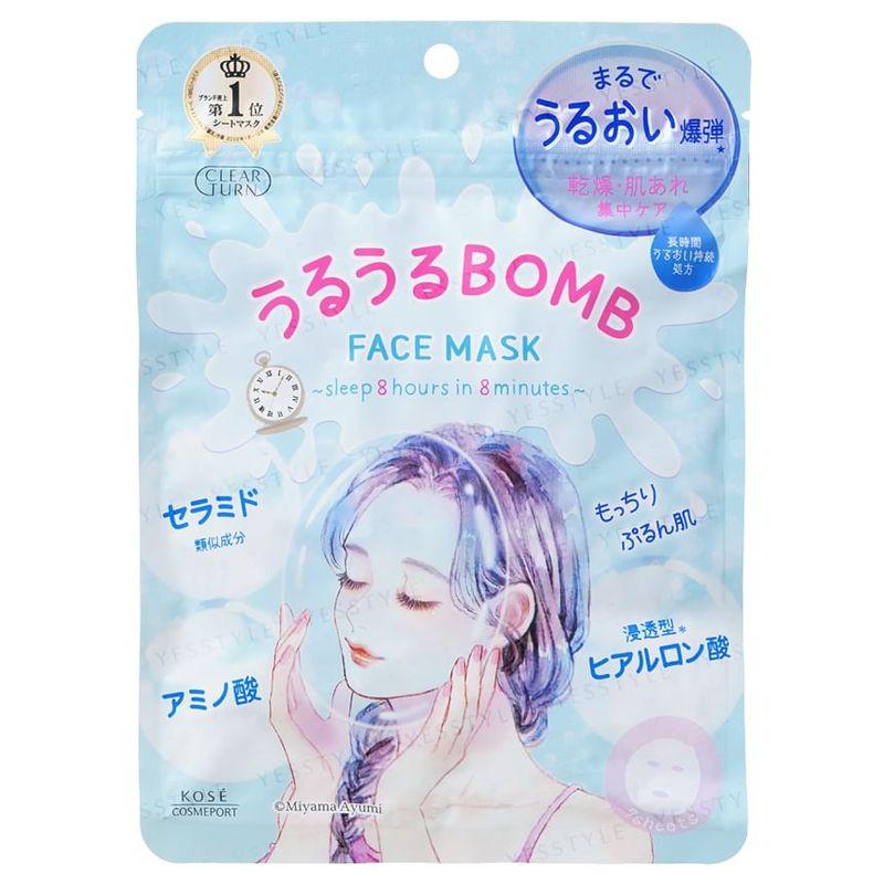 Kose Очищающая бомбочка для лица Uruuru