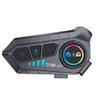 YP10 Motorcycle Helmet Intercom Bluetooth 5.3 Headset 300M Intercomunicador Riding Communication Wireless Interphone Waterproof Music Player Earphone