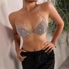 Women's Rhinestone Fishnet Bra Women's Suspender On Spice Girl Street Sexy Chain Beach Sexwear