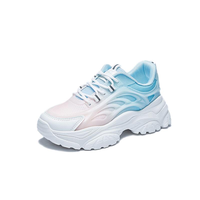 Обувь для папы, женские летние модные кроссовки для бега, повседневные дышащие кроссовки на платформе для студентов
