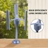 Vertical Axis Wind Turbine Model Three-phase Permanent Magnet Generator Windmill Toy Night Light Making DIY Display
