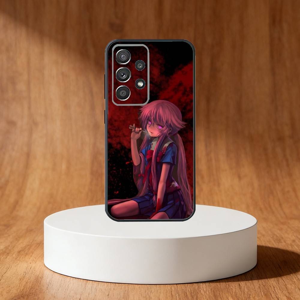 Чехол для телефона M-Mirai N-Nikki Гасай Юно Аниме Для Samsung S25,S24,S21,S22,S23,S30,Ultra,S20,Plus,Fe,Note,10,9,5G Черный Чехол