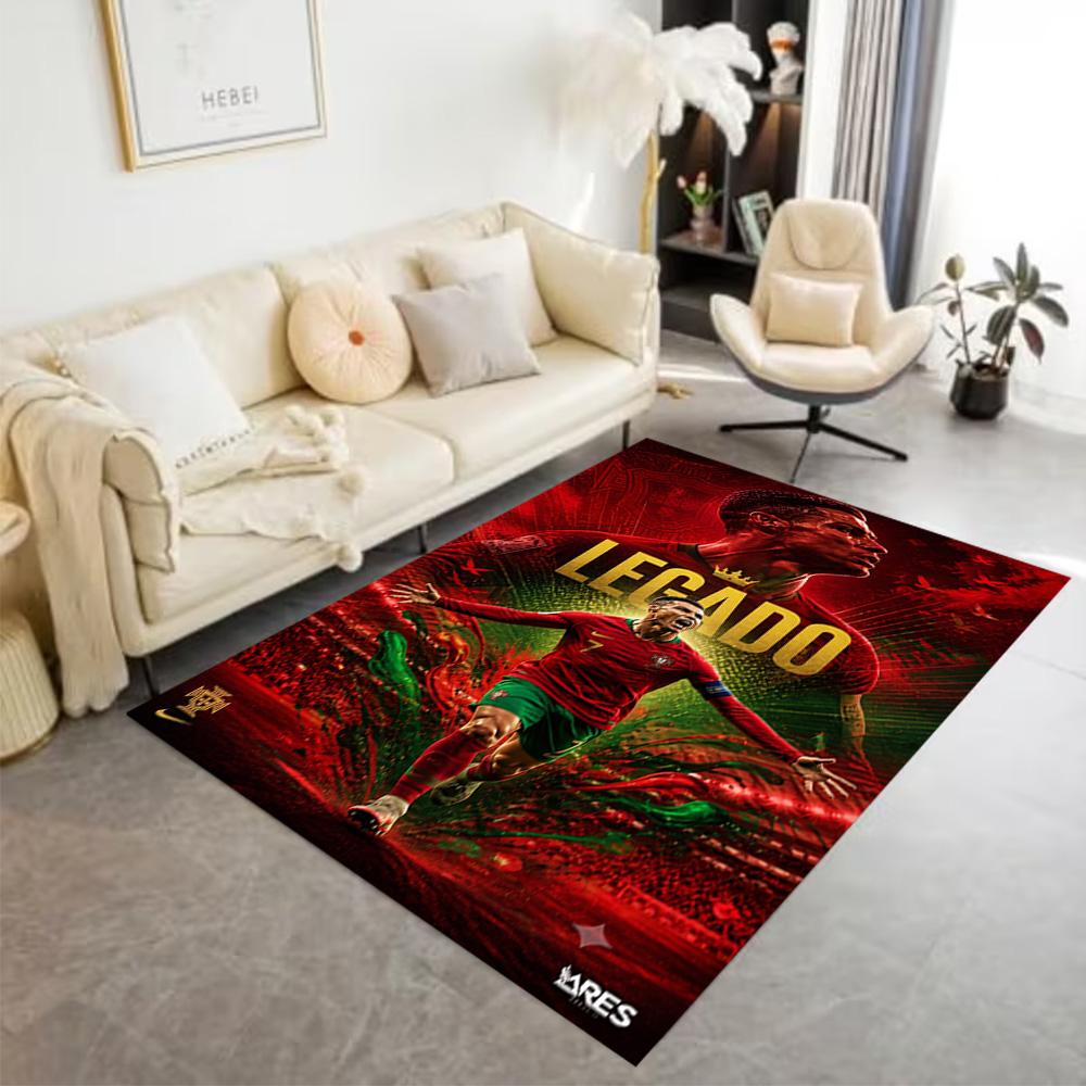 Cristiano Ronaldo's Trophy Showcase Carpet Suitable for Bedrooms Hallway Dormitory Living Rooms Antislip Carpet Office home decor