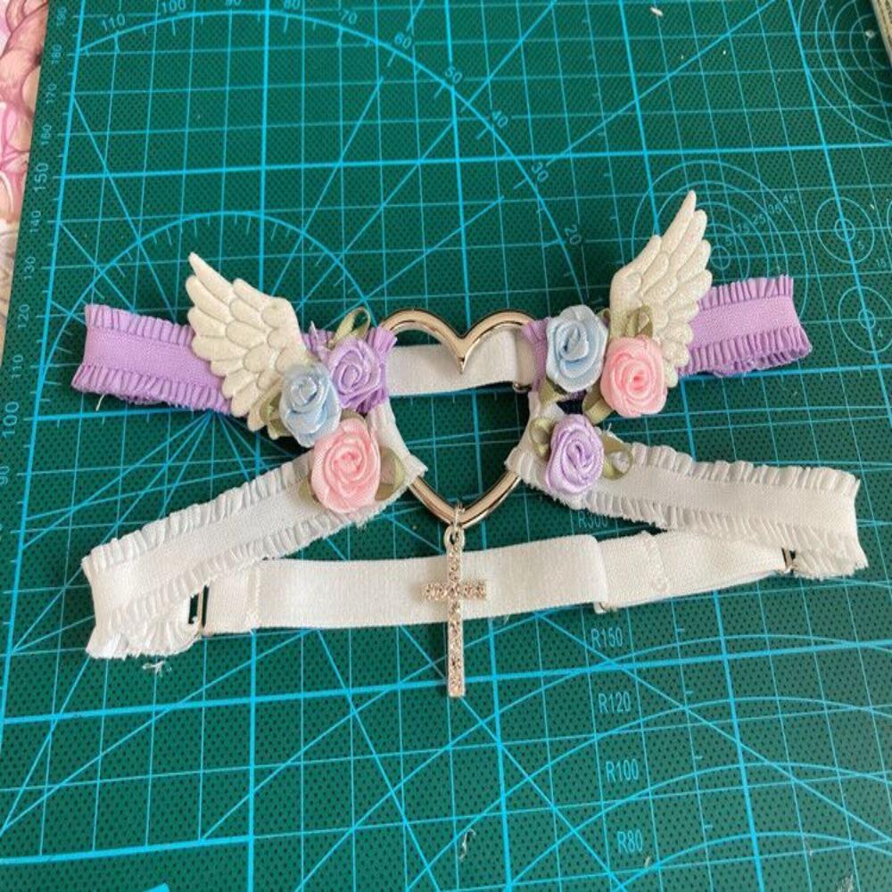 Love Sweet Japanese Anime wedding Garters Belt Leg Ring Thigh Ring Role-Playing Leg Ring