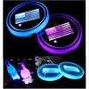 2PCS LED Car Cup Holder Lights, Light up Car Coasters for Cup Holders 7 Color-Changing Light Up Cup Holder ert Coasters, Waterproof Car Accessories