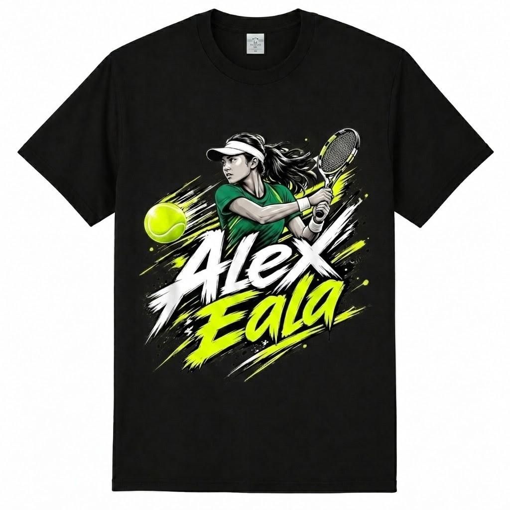 Tennis Graphic Tee Vintage Fan Apparel Sport Unisex T-Shirt Reprint
