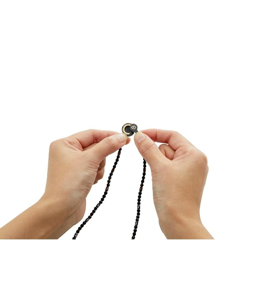 Colantotte THEO Necklace LUSSO Black 52cm