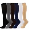 Unisex Elastic Compression Knee-High Socks for Outdoor Cycling, Running, and Fitness