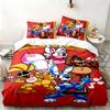 Five nights at freddy 3pc set Perfect for bedroom use Comfortable bedding set includes a duvet cover and two pillowcases Ideal birthday or Christmas g