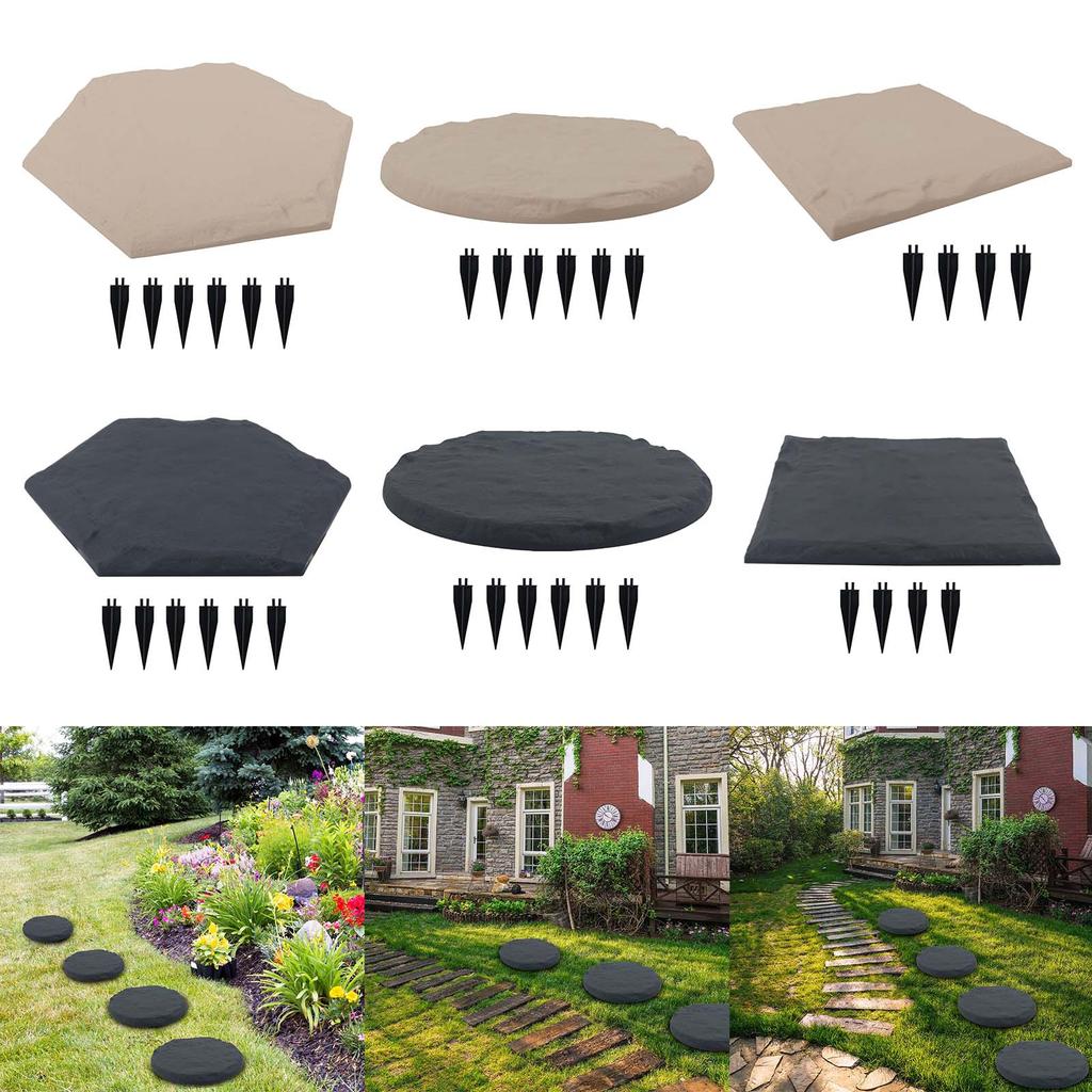 Блокировка декоративной садовой дорожки плитка противоскользящие коврики для тротуара в модном стиле улучшают эстетику вашего внешнего вида