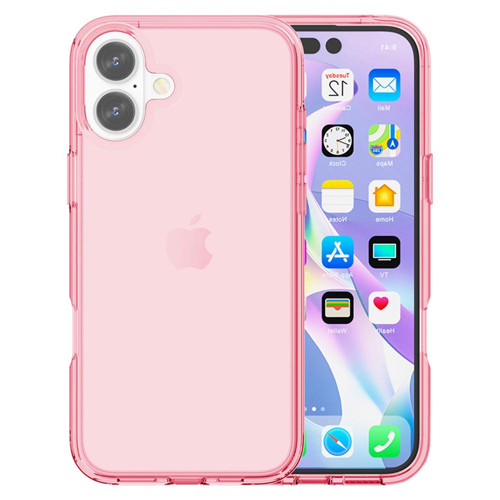 For iPhone 17 Case PC + TPU Shockproof Clear Phone Cover