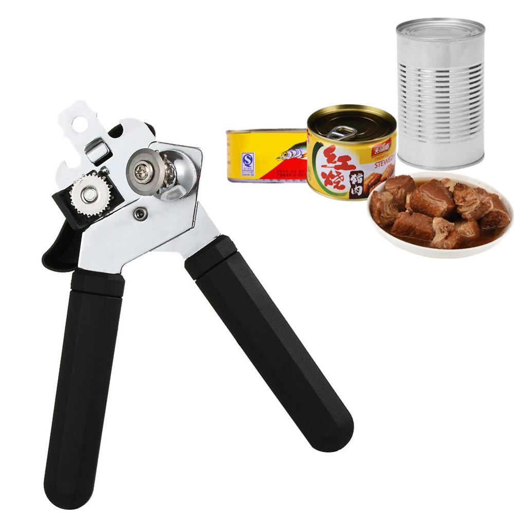 Professional Can Manual Heavy Duty Stainless Steel Tin Opener Easy Grip
