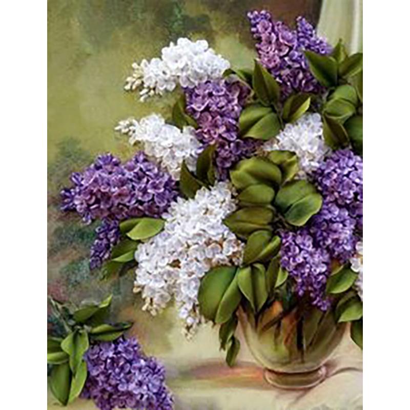 DIY 5D алмазная живопись ваза для цветов комплект для вышивки крестом полная дрель круглая вышивка мозаика стразы подарок настенное искусство домашний декор