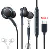 Earphones Headset In-ear 3.5mm / Type C Mic Wired for S20 Note10 S10 S9 S8 S7 Smartphone