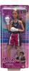 Barbie Careers Fashion Doll Accessories Brunette Boxer in Removable Uniform with Boxing Gloves and 22 Bendable Joints &