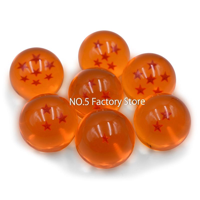 Жемчужины Дракона Z 7 Звезд 3.5см Аниме Фигурки Игрушки Укун Креативный Шенрон Дракон Хрустальные Шары ПВХ Коллекция Полный Набор