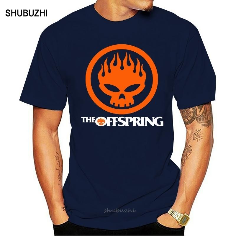 Новая мужская черная футболка с логотипом черепа The Offspring, рок-группы, размеры от S до 3XL, летний стиль