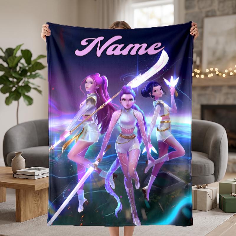 HUNTRIX Custom Flannel Blankets Soft Warm Cozy Throws for Home Decor Holiday Gifts