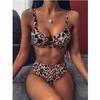 Snakeskin Bikinis High Waist Bikini Set Push Up Biquini  Women Swimsuit Female Swimwear EMA