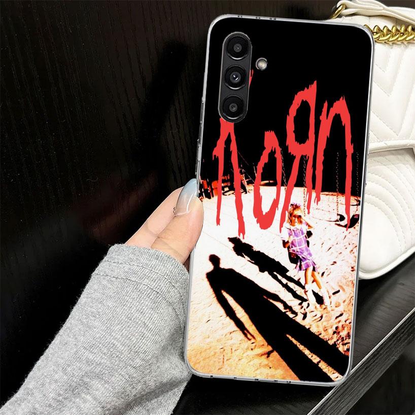 Чехол-бампер K-Korn Rock Band для Samsung A17 A16 A56 A36 A26 A15 A55 A35 A25 A14 A54 A34 A24 Чехол для телефона A13 A53 A33 A23 A05S A04S